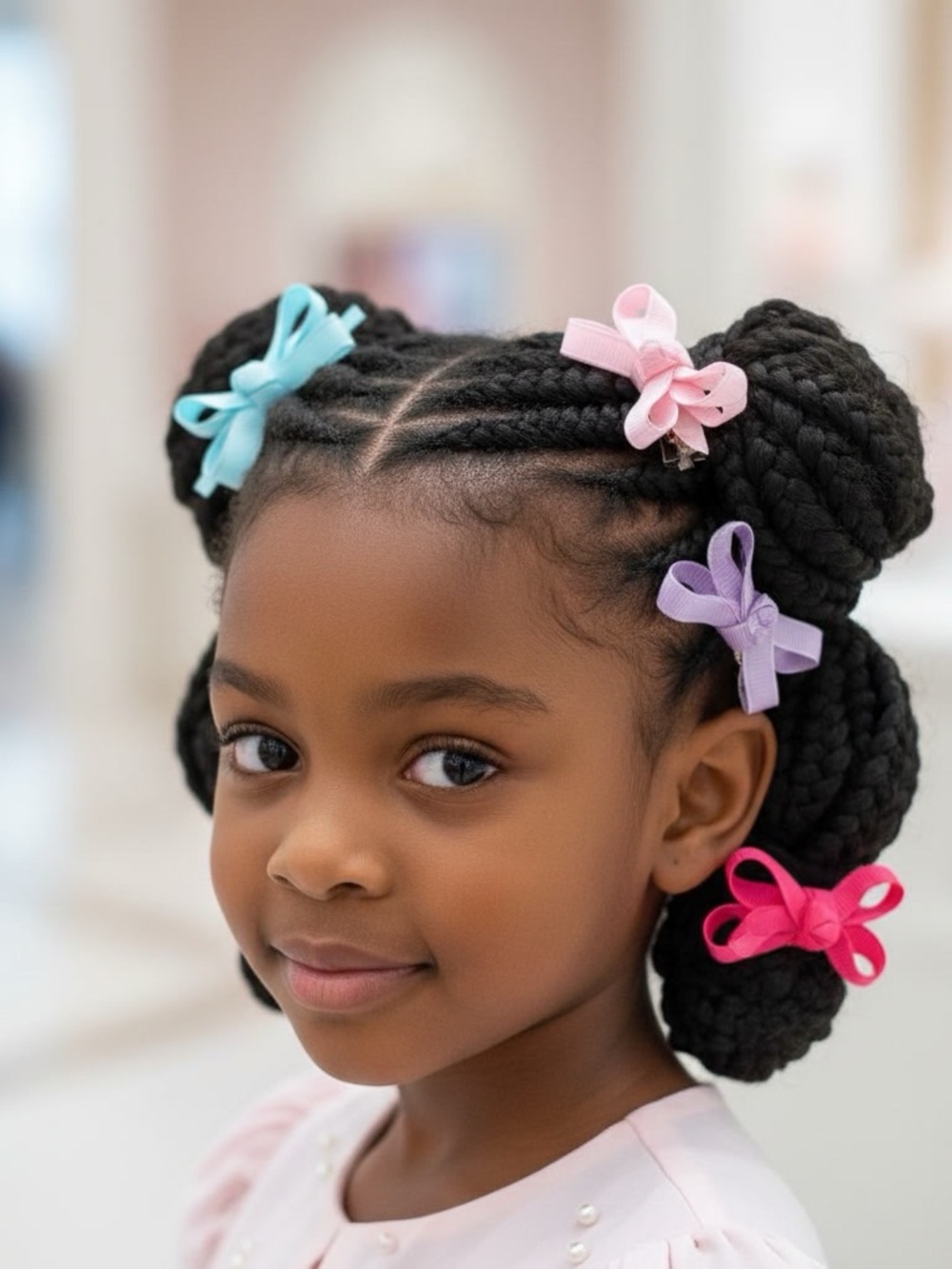 NWT So Dorable Baby Girls 10-Piece Bow Barrettes Hair Clips Assorted Set